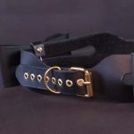 BOW BELT - schwarz - goldfarben
