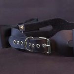 BOW BELT - schwarz - silberfarben